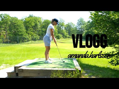 Vlogg - hårmakeover och testar på golf..