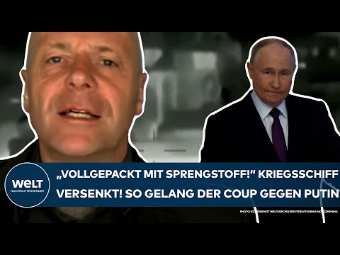 UKRAINE-KRIEG: "Vollgepackt mit Sprengstoff" Korvette versenkt! So gelangt der neue Coup gegen Putin