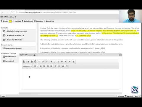 Khizar Hussain | Foreign Subsidiary | SBR | ACCA CBE practice platform | Mastermind