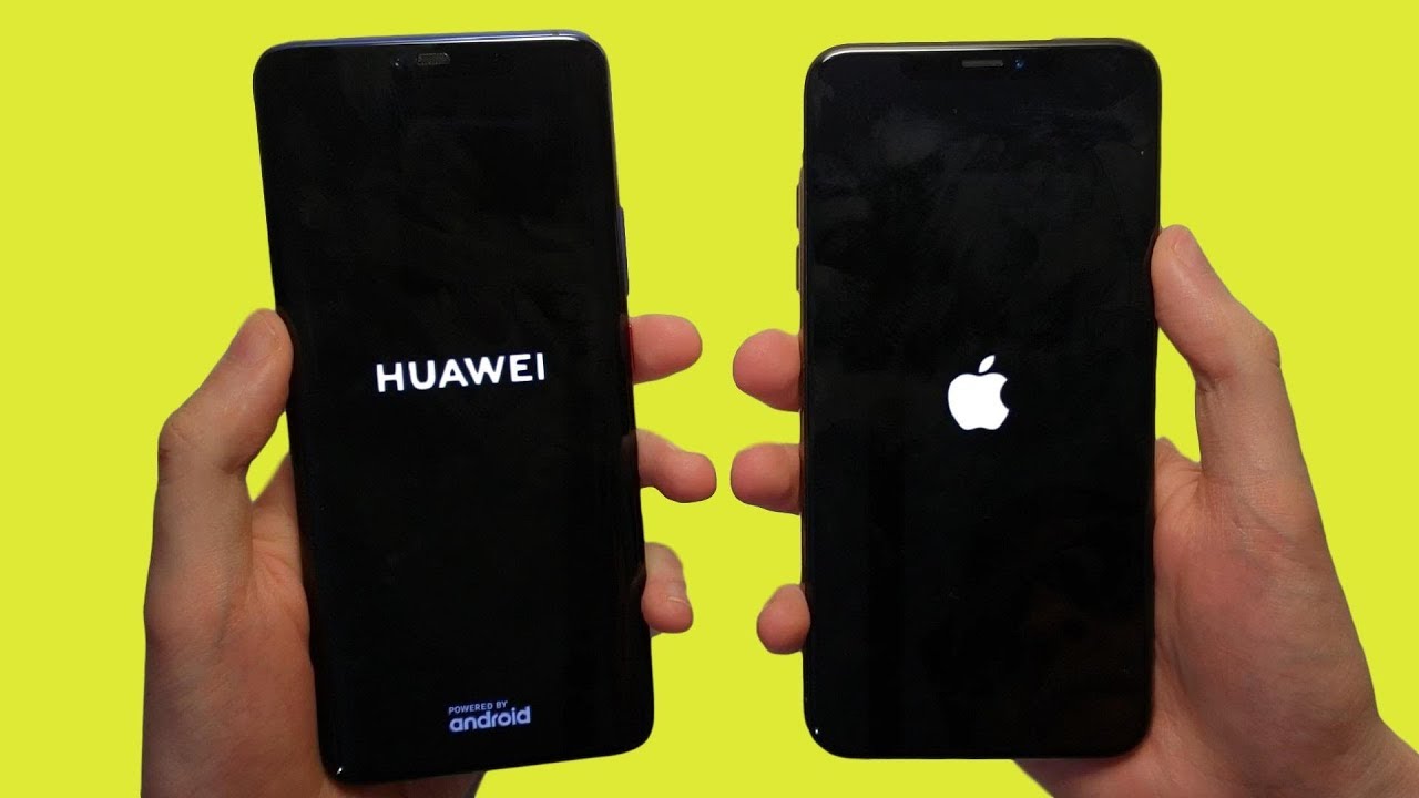 Huawei Mate 20 Pro vs iPhone XS Max Speed Test, Speakers & Cameras!