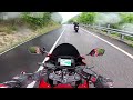 CBR 500R RAINY CHILL RIDE IN ITALY MOUNTAINS