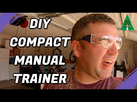 Manual Trainer DIY, Compact & For All Mountain Bike Sizes