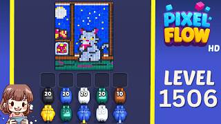 Pixel Flow Level 1506 Solution Walkthrough