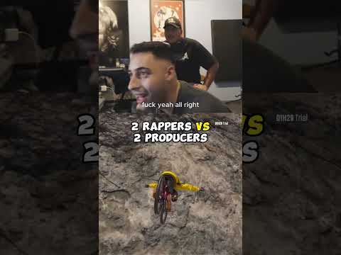 2 PRODUCERS VS 2 RAPPERS BATTLE😱🔥 #producer #rapper #kylebeats #fyp #shorts