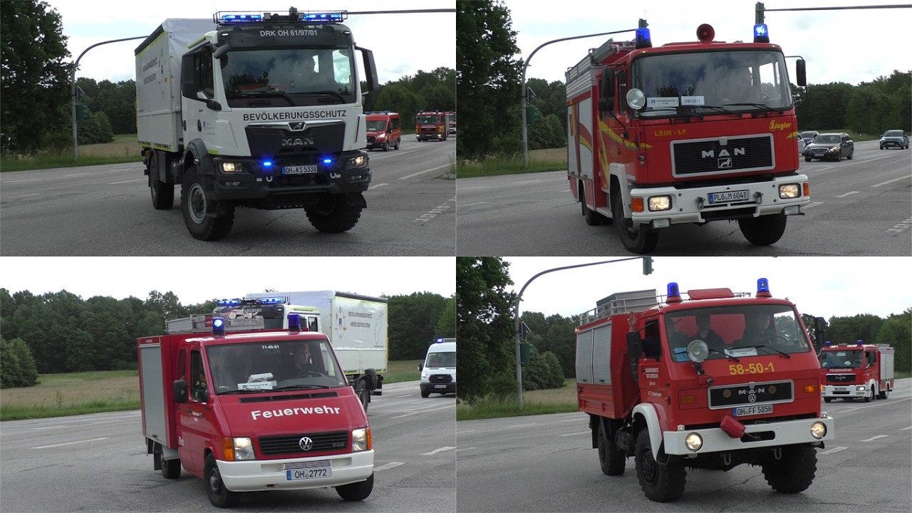 [Leih LF, GW Kats und mehr] Einsatzfahrt der 2. Feuerwehrbereitschaft Ostholstein in Wentorf