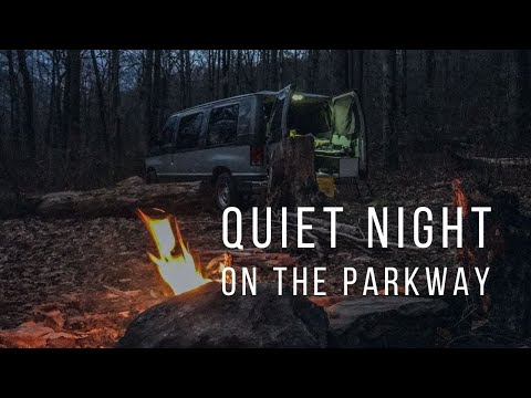Winter Camping on the Blue Ridge Parkway outside Asheville, NC