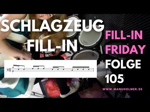 Fill-In Friday 105 🎵 4/4 Schlagzeug Fill für Anfänger und Anfängerinnen [Roland E-Drums]