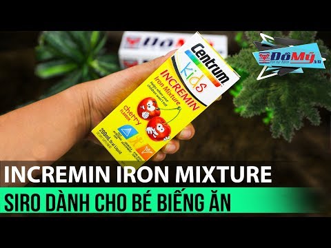 Siro Cho Bé Biếng Ăn Centrum Kids Incremin Iron Mixture - Đồ Mỹ .vn
