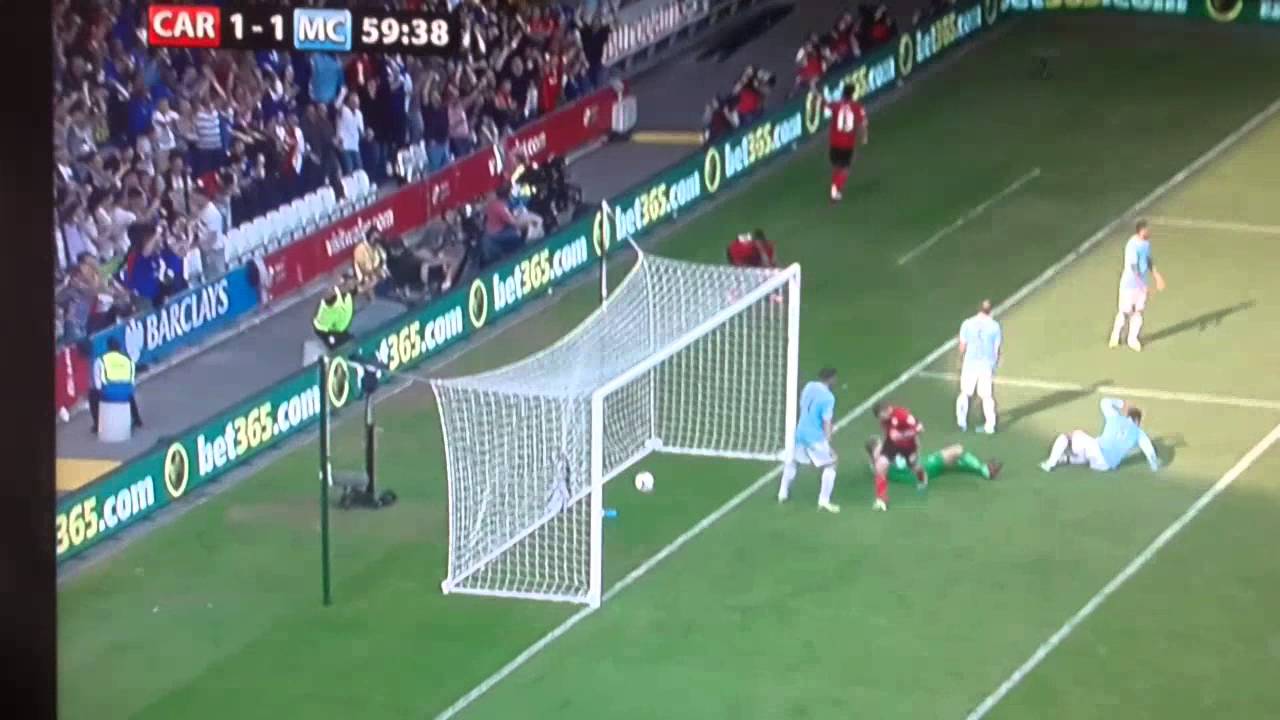 Aron Gunnarsson Goal v Man City - 25-08-13