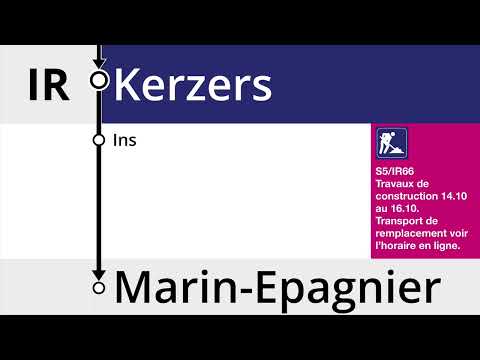 BLS Ansagen • IR66 • Bern – Marin-Epagnier (De, Fr)