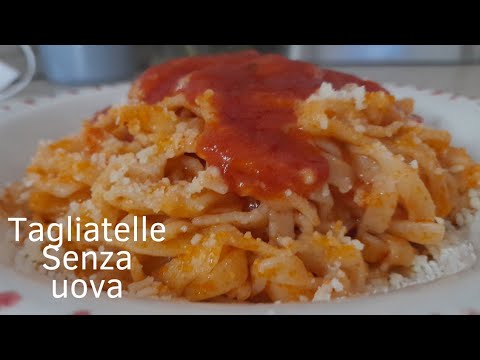 Tagliatelle senza uova|pasta fresca senza uova|pasta fresca fatta in casa#pastafattaincasa#puglia
