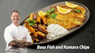 Download lagu Basa Fish and Kumara Chips  ｜Crispy Basa Fillet｜Simple Recipe | 4k | mp3