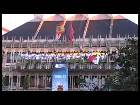 Balonmano Ciudad Real 2008 -  2009 celebración tricampeonato