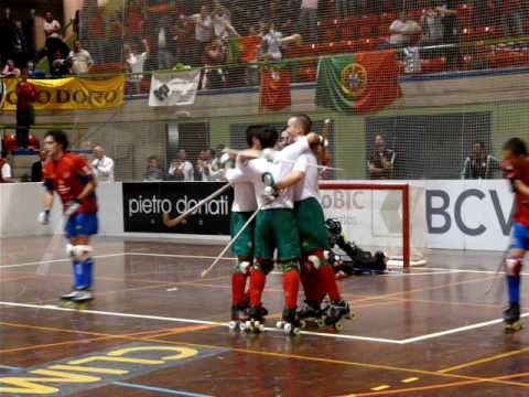 Blog PATINSLOVER: 13.04.09, GOLO de Ricardo  Barreiros - Penalty contra a Espanha