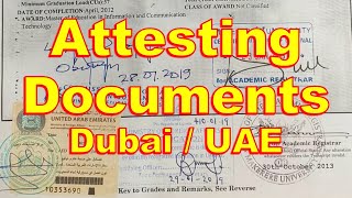How to Attest Documents in Dubai: UAE