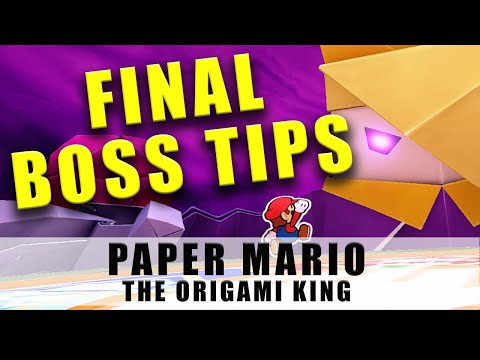 Paper Mario The Origami King Olly Boss Fight tips - How to beat Olly, the final boss