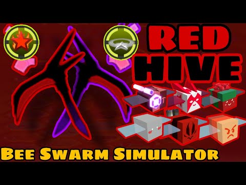 , title : 'i switched to a "OP" RED HIVE (the best attack hive color) | Bee Swarm Simulator'