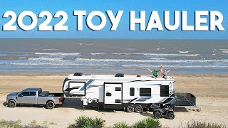 TOY HAULER TOUR  | keystone carbon 358 | Finally showing you all our NEW camper