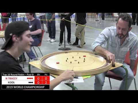 2019 World Crokinole Championship - Top 16 - Tracey v Kool