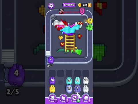 Pixel Flow Level 199 Walkthrough