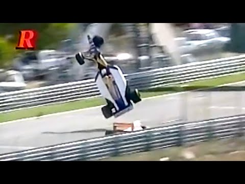 Riccardo Patrese Big Crash 1992 F1 Portuguese GP