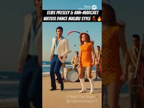 Elvis Presley & Ann-Margret Watusi Dance Malibu Style 💃🔥 #shorts #viral #elvispresley