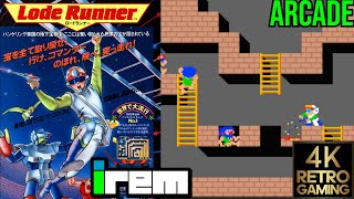 Lode Runner Arcade (Irem 1984) 4k 60fps Longplay