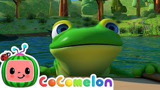 Five Little Speckled Frogs! | CoComelon Furry Friends | Animals for Kids