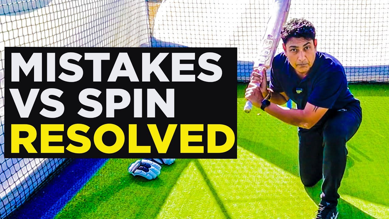 ❌ STOP Getting Out | 6️⃣ Tips To Improve YOUR Batting Against Spin (Easy Fix For Beginners) ✅