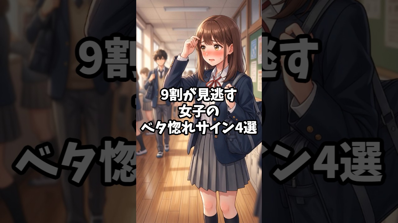 ガチで9割が見逃してる女子の脈ありサイン4選#恋愛 #恋愛心理学 #恋愛あるある