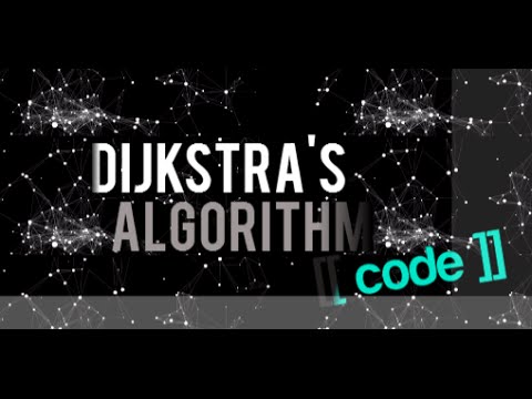 Dijkstras Algorithm Code Part1