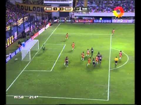 Gol de Blandi Boca 1 - Barcelona 0