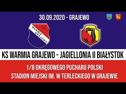 30.09.2020 1/16 PUCHARU POLSKI (na szczeblu woj.podl.) WARMIA Grajewo - JAGIELLONIA II Białystok