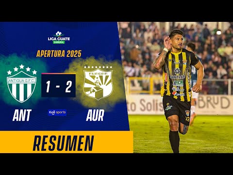 Black and Gold Comeback at the Pensativo | Antigua GFC 1-2 Aurora | Full Summary