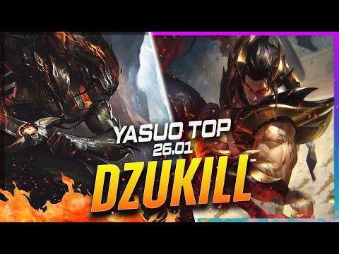 Dzukill - Yasuo vs Sett TOP Patch 26.1 - Yasuo Gameplay
