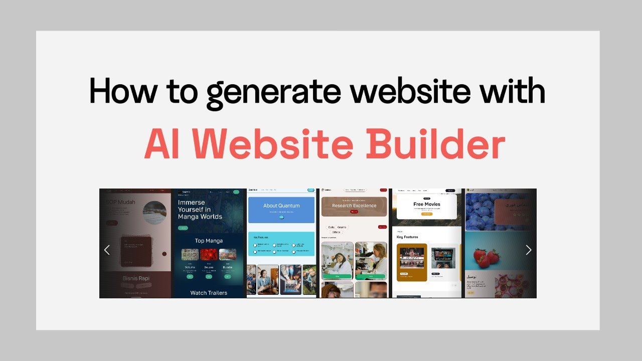 How To Generate Site With Mobirise AI Website Builder// Easy tutorial