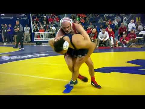 Brock Hardy Nebraska Husker Wrestling Big Ten Championships vs 3/4/23