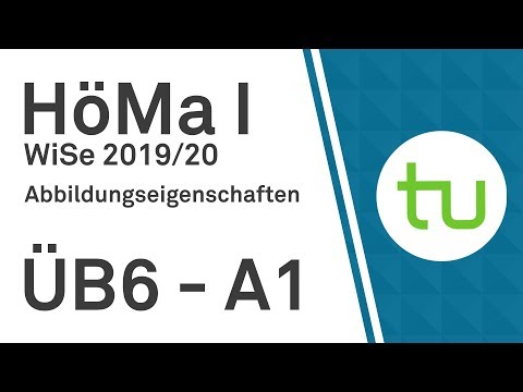Abbildungseigenschaften – TU Dortmund, Höhere Mathematik I (BCI/BW/MLW)