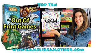 Top 10 Out of Print Games