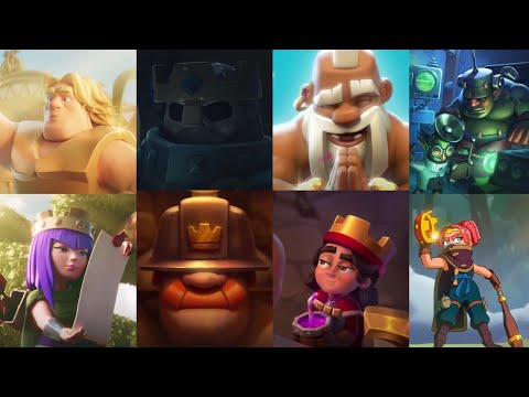 All Clash Royale Champion Animations in Order