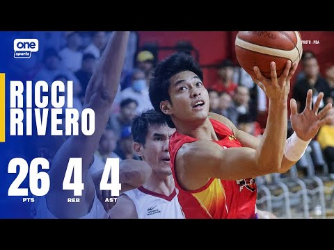 Ricci Rivero POSTS NEW CAREER HIGH for Phoenix vs. Brgy. Ginebra 💥 | PBA SEASON 50 PHILIPPINE CUP