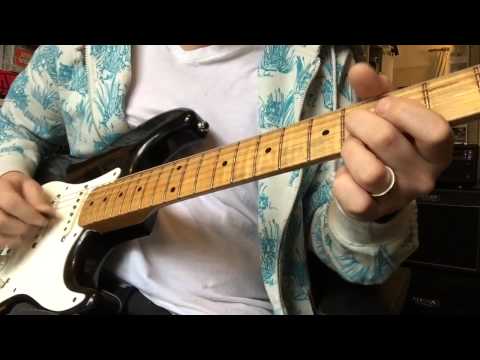 Play along blues shuffle track (Free guitar lessons)