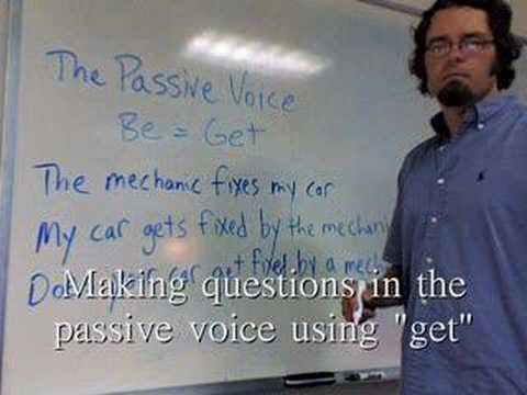 The Passive Voice: Get = Be