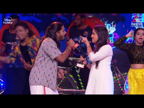 #SS9 കസ്തൂരിയും മച്ചാനുമായി സ്റ്റാർ സിങ്ങർ വേദി കീഴടക്കി അനുശ്രീയും ബൽറാമും.