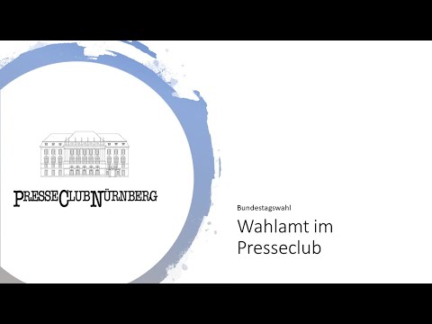 WAHLABEND IM PRESSECLUB