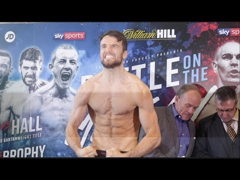 ANTHONY FOWLER v JAY BYRNE - OFFICIAL WEIGH IN & HEAD TO HEAD /