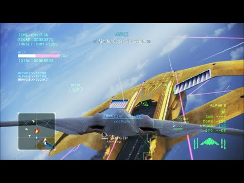 Ace Combat Infinity: B-2 Bomber Vs Moby Dick 3 ( 1080p/ A Rank )