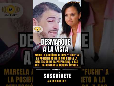 Aguiñaga descarta alianza con Aquiles Alvarez #guayaquil  #marcelaaguiñaga #aquilesalvarez