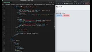 $dispatch in Alpine Js