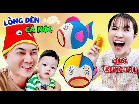 Making a Mid-Autumn Lantern for Zino | Adorable Puffer Fish Lantern - Zino Tv #zino #thacduc #veve